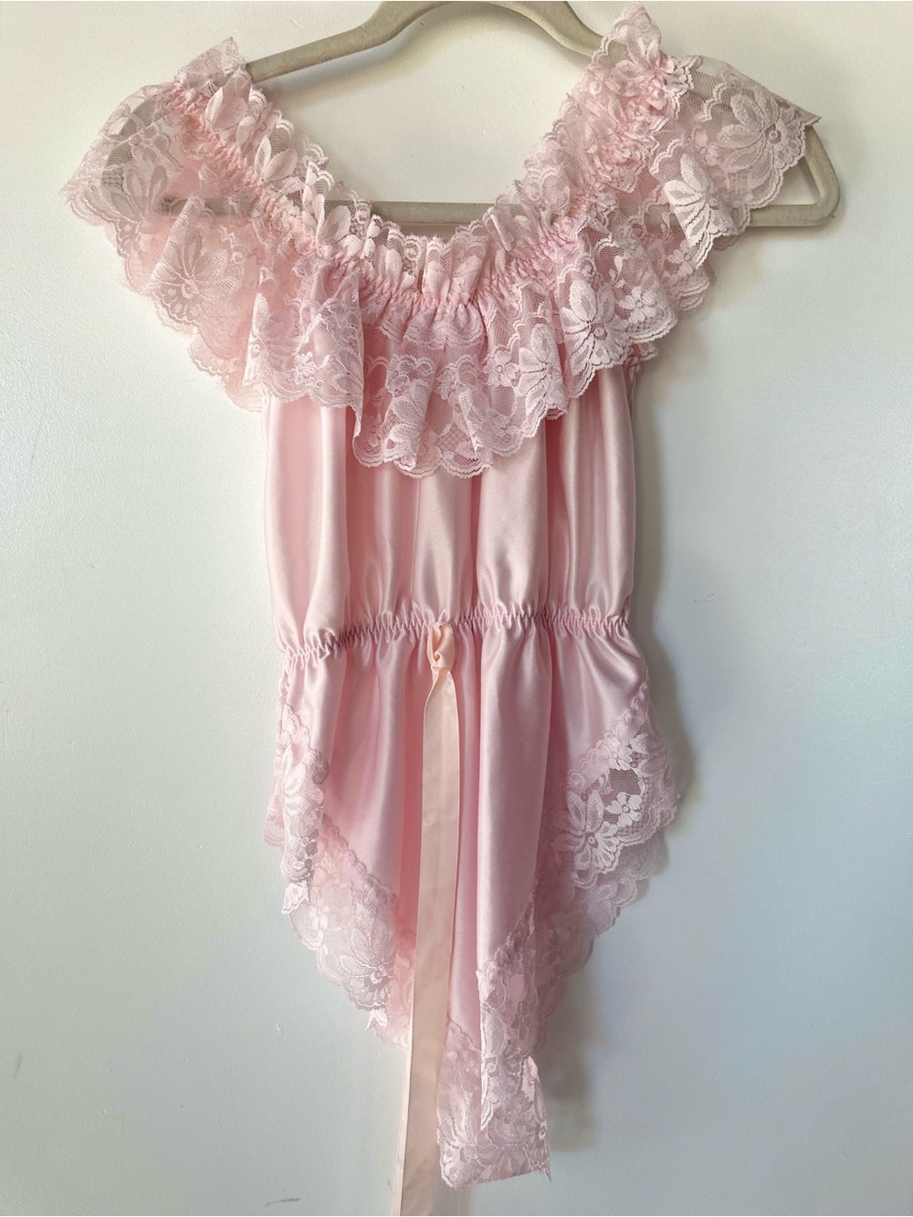 Vintage Dolores for poirette lace bodysuit lingerie Babydoll  🌸